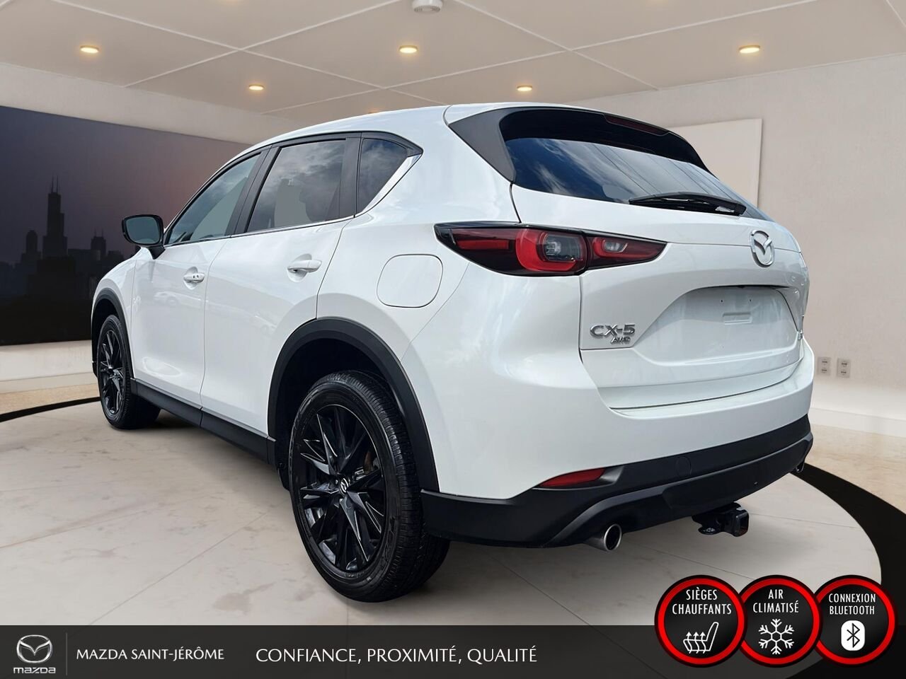 2022 Mazda CX-5 Édition Kuro | TOIT OUVRANT | CUIR | AWD | White Saint-Jérôme - photo #9