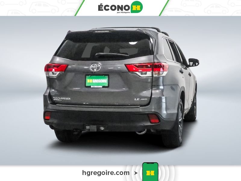 Toyota Highlander 822504 | LE AWD GR ÉLEC A/C BLUETOOTH CAMÉRA MAGS 2018 Gris Laval - photo #7