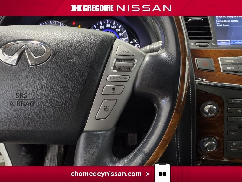 Infiniti QX80 CS6950 | Cuir * Toit * GPS * 7 Places 2017 Blanc Laval - photo #22