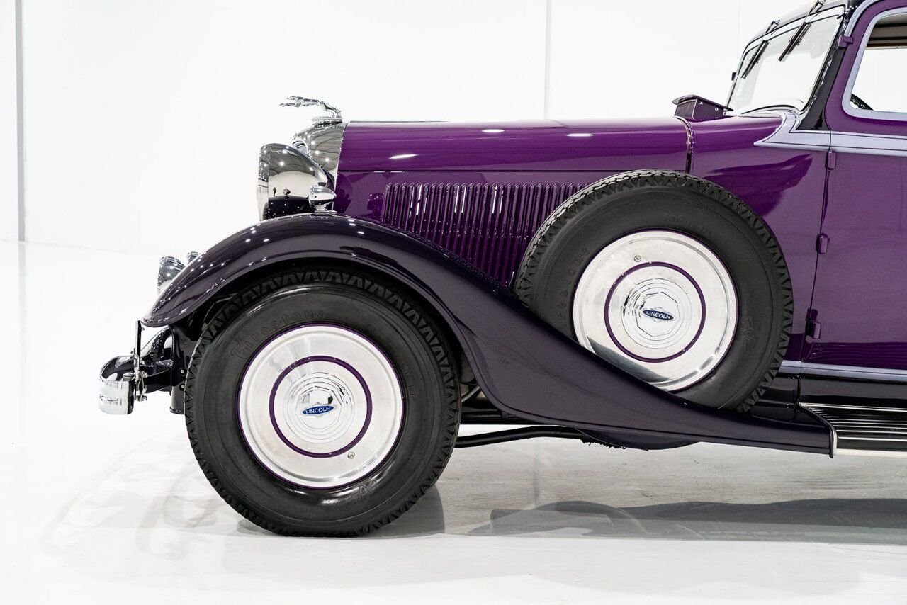1933 Lincoln KB Victoria Coupe One Of 18 Built, And The Only Known Surviving **PRICE IN USD** Purple Montreal - photo #41