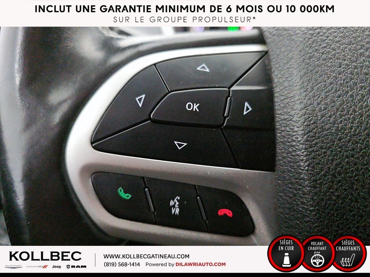 JEEP CHEROKEE Trailhawk 4x4 2018 Bleu Ottawa & Gatineau - photo #9