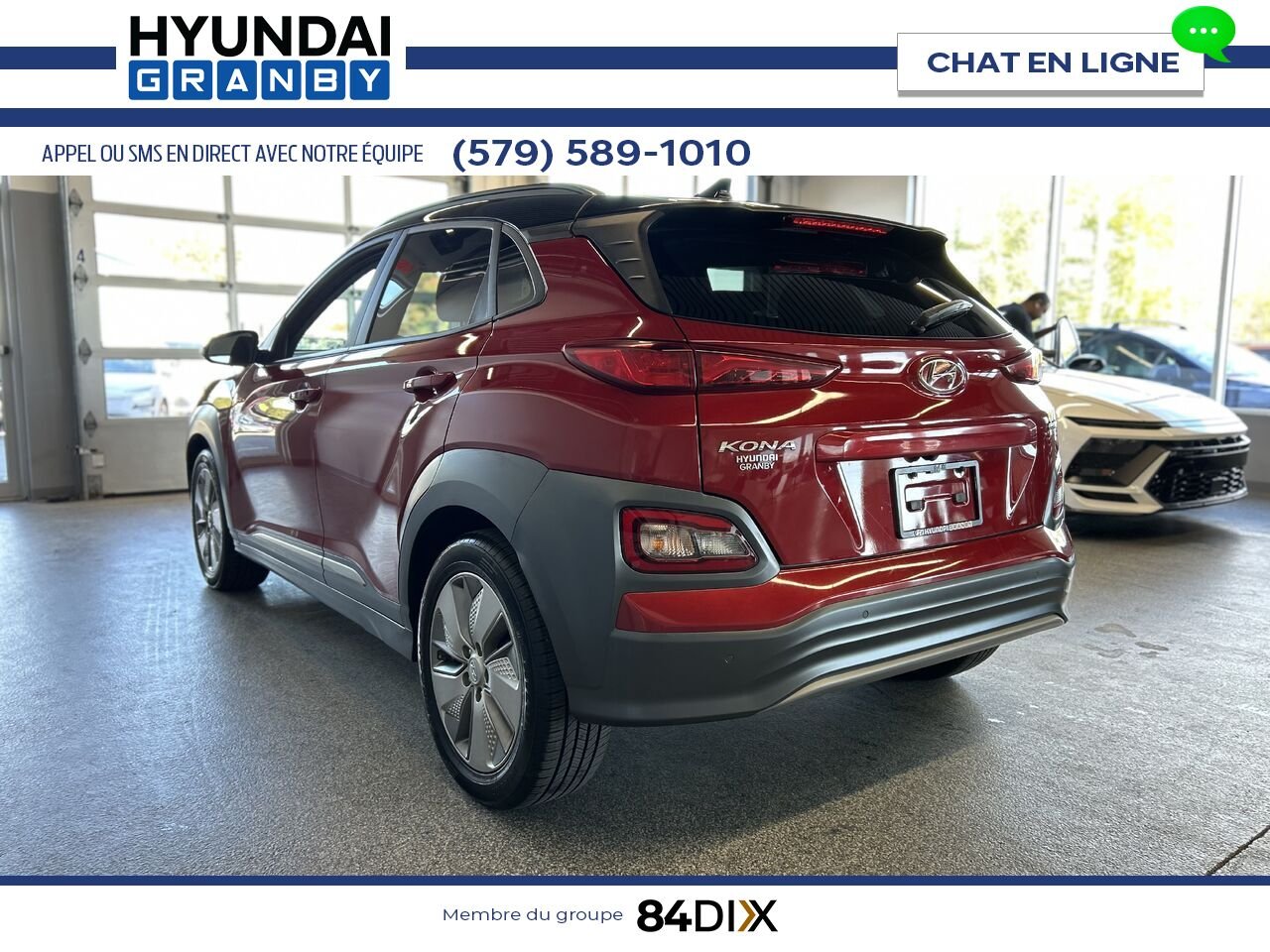 2021 Hyundai Kona Electric Red Granby - photo #3