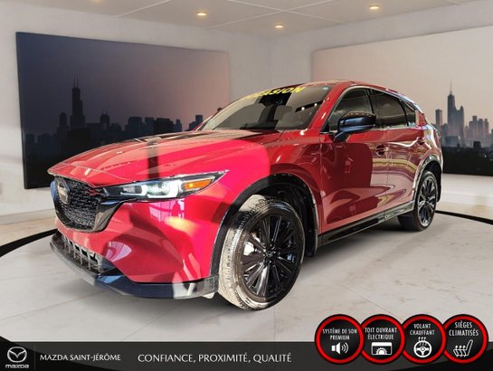 Mazda CX-5 Sport | CUIR | TOIIT OUVRANT | AWD | 2023 Rouge