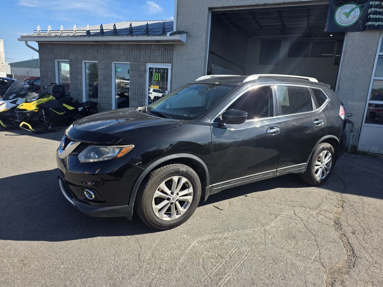 2016 Nissan Rogue Black  - photo #1