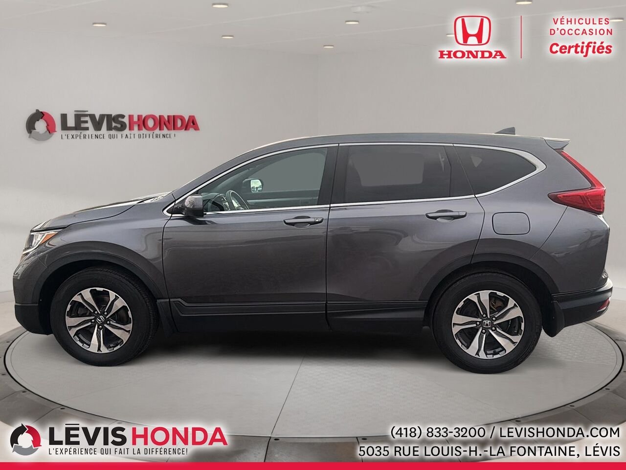 Honda CR-V LX 2RM 2 RM 5 portes LX 2017 Gris Lévis - photo #11