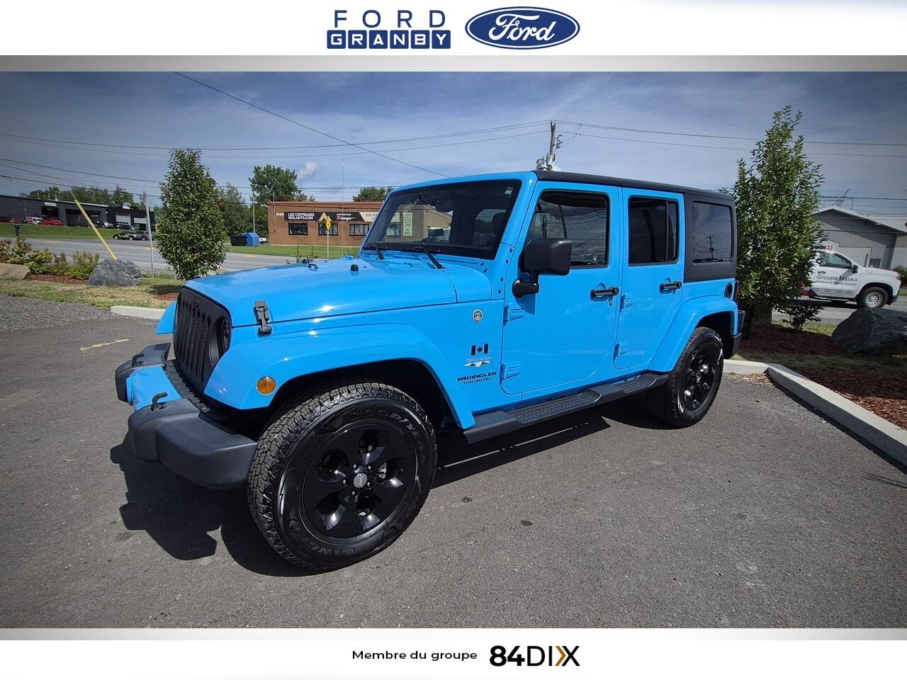 Jeep Wrangler Unlimited 2017 Bleu Granby - photo #2