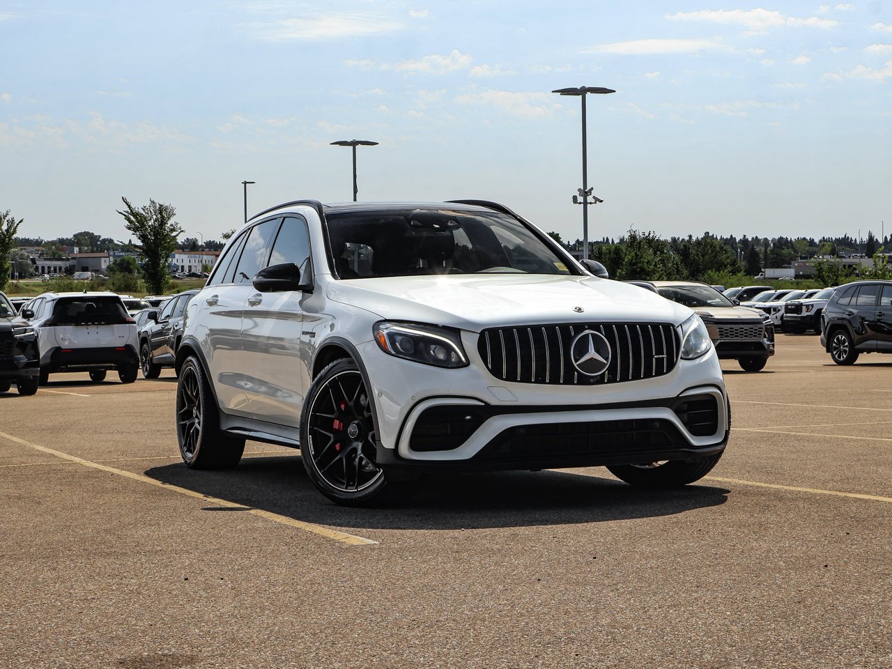 2019 Mercedes-Benz GLC AMG GLC 63 S 4MATIC+ SUV designo Diamond White Sherwood Park - photo #1