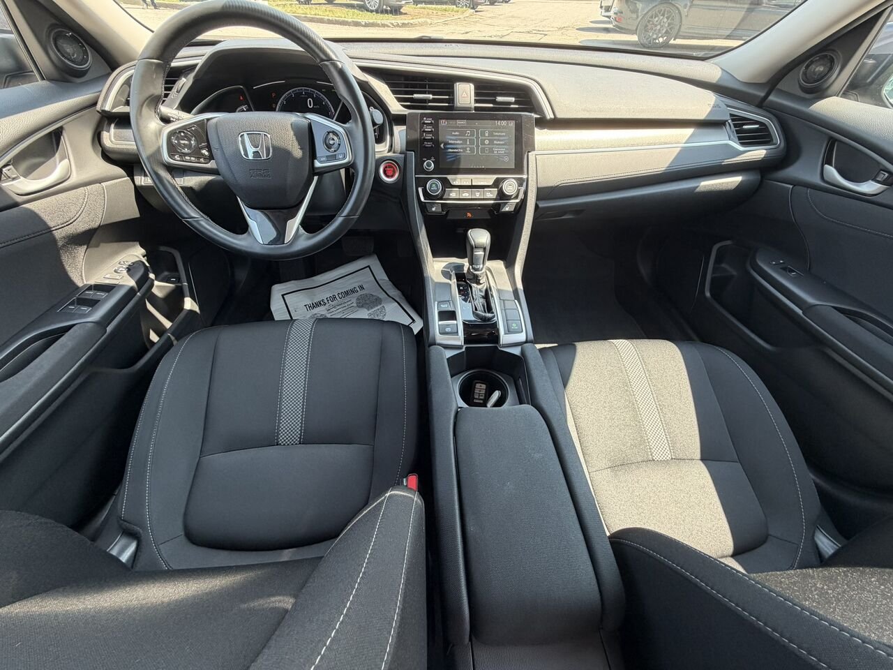 2019 Honda Civic Berline EX AUTOMAITQUE Black Laval - photo #15