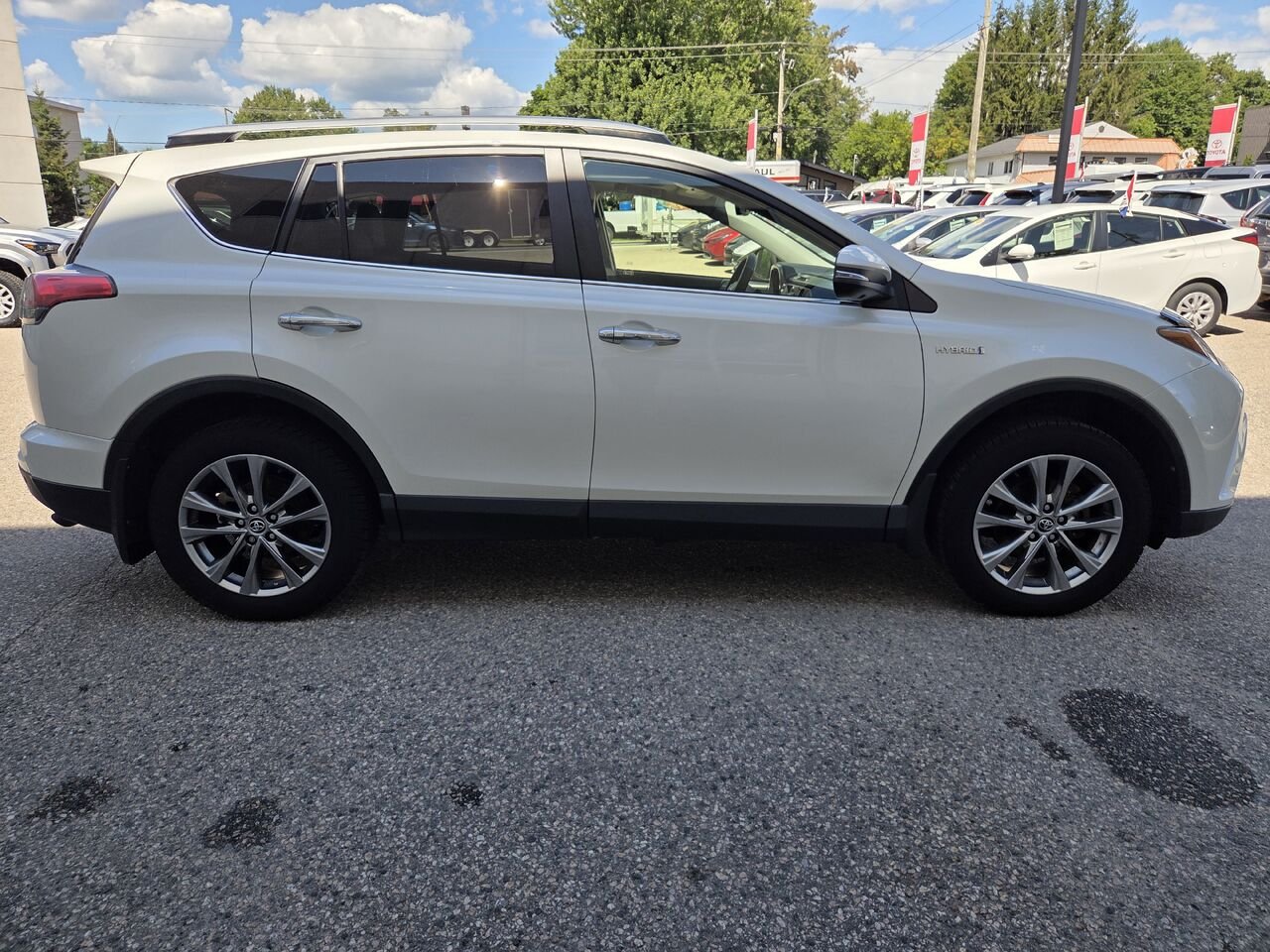 2017 Toyota RAV4 Hybrid White Mont-Laurier - photo #7