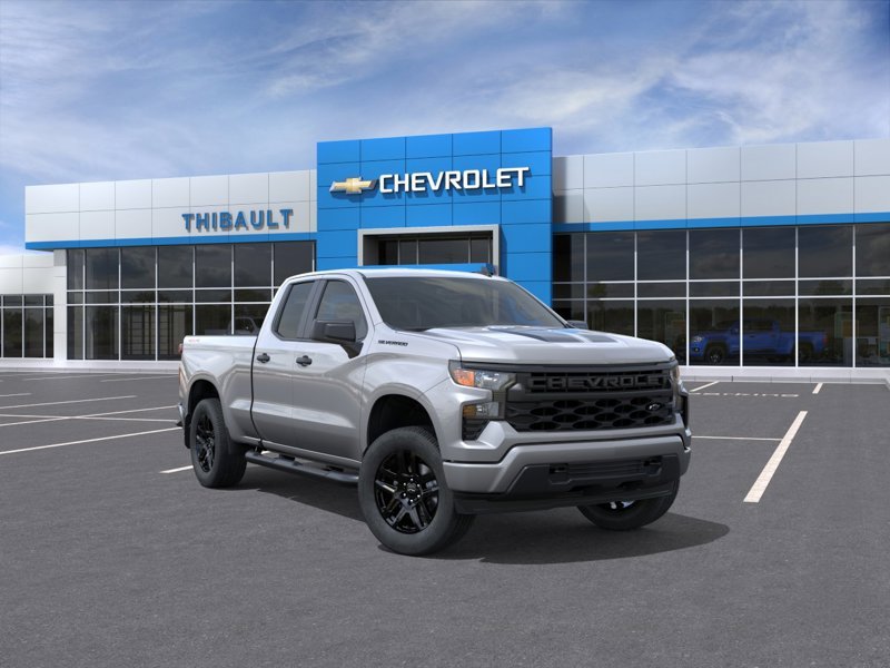 CHEVROLET SILVERADO 1500 Custom cabine double 4RM 147 po 2026 Gris