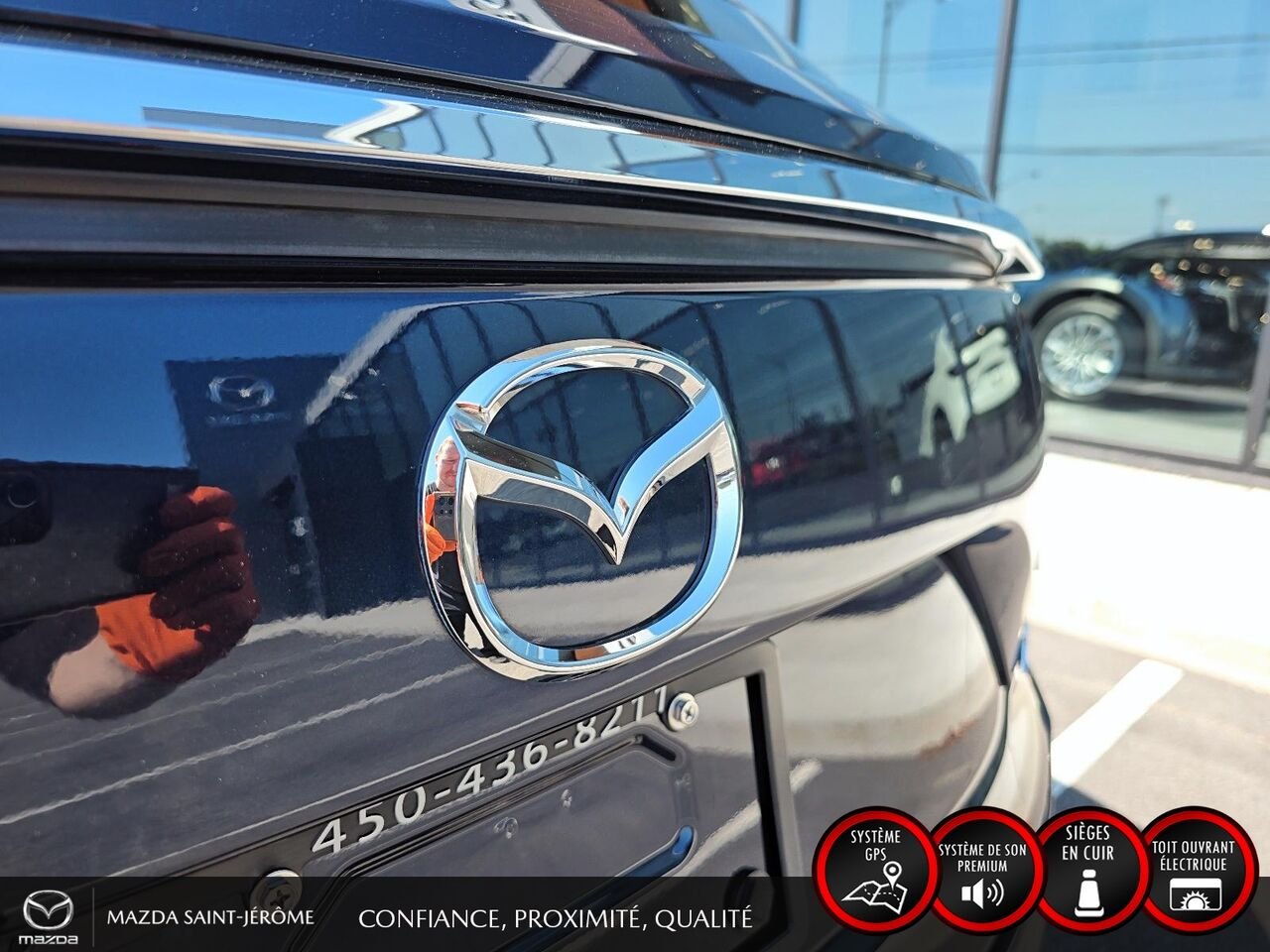 2022 Mazda CX-9 Signature | AWD | TOIT OUVRANT | CUIR | 6 PASS Blue Saint-Jérôme - photo #7