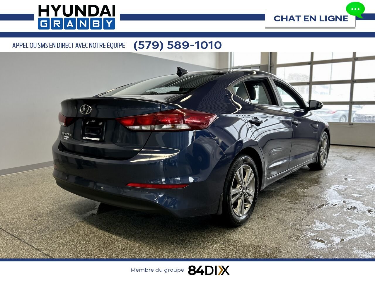 Hyundai Elantra 2018 Bleu Granby - photo #6