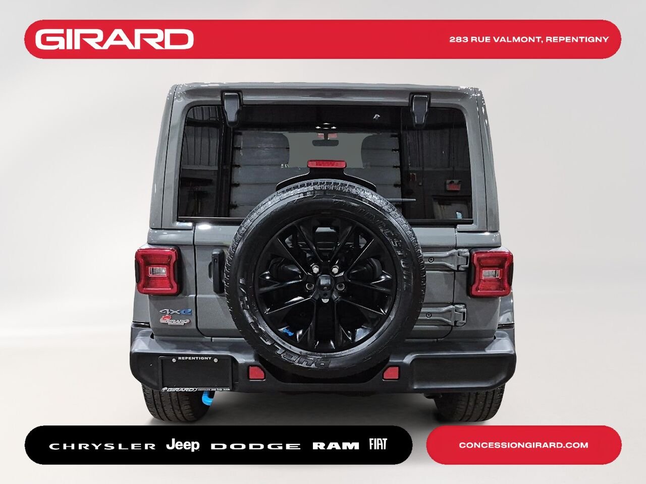 JEEP WRANGLER 4XE 2022 Gris Repentigny - photo #6