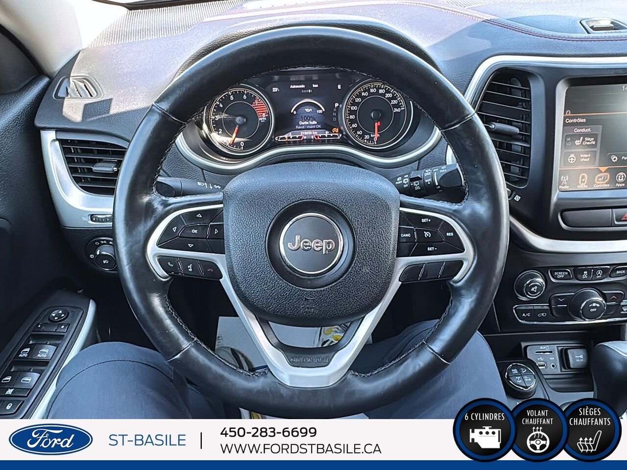 2018 JEEP CHEROKEE Black Saint-Basile-le-Grand - photo #18