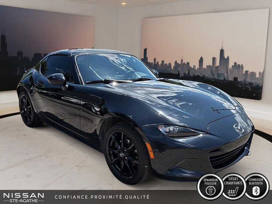 Mazda MX-5 RF GS-P | TOIT RIGIDE ESCAMOTABLE | MANUELLE 6 VITESSES | PROPULSION 2022 Noir