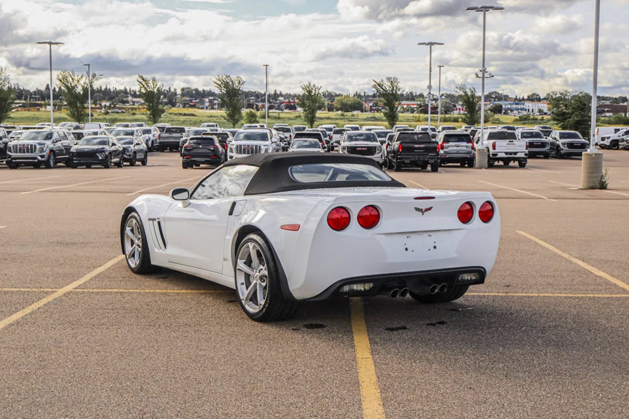 2013 Chevrolet Corvette 2dr Conv Grand Sport 3LT White Sherwood Park - photo #5