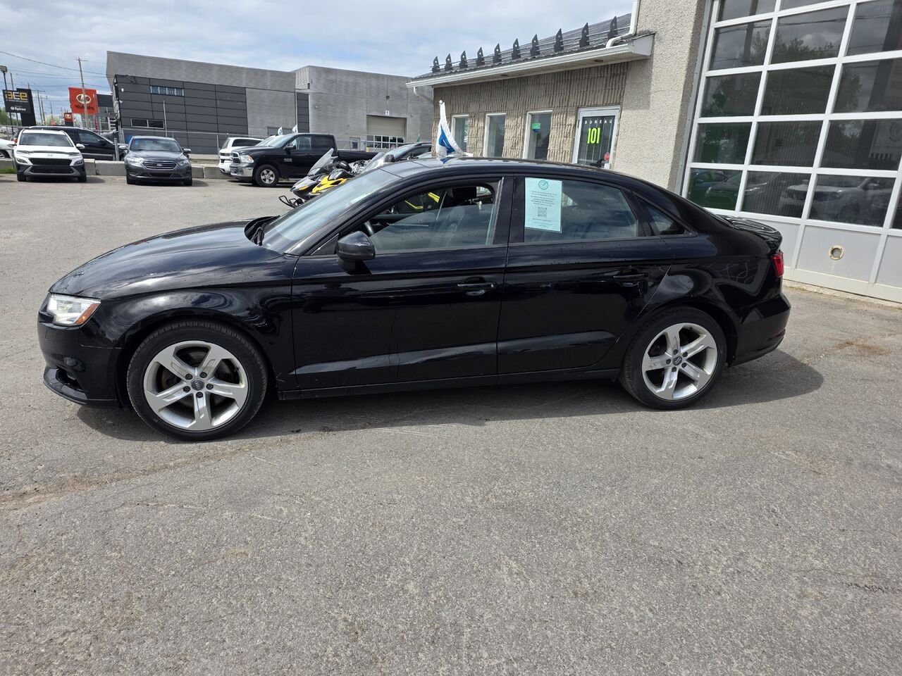2018 Audi A3 berline Black  - photo #1