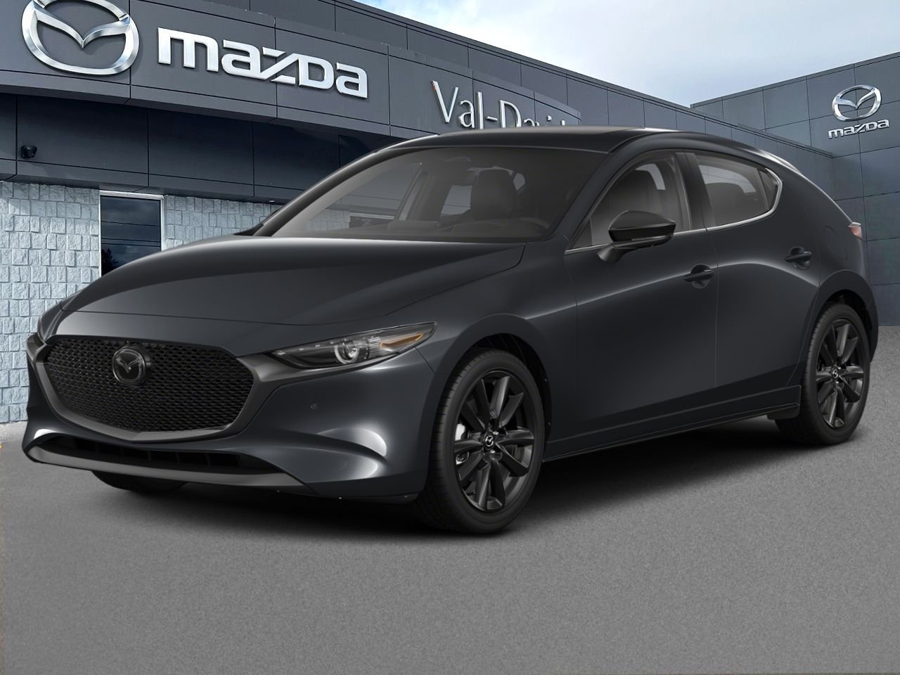 2026 Mazda Mazda3 Sport GT avec moteur turbo BA TI i-ACTIV Jet Black Mica Val-David - photo #0