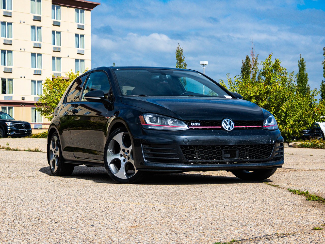 2015 Volkswagen Golf GTI 3dr HB Man gray Sherwood Park - photo #1