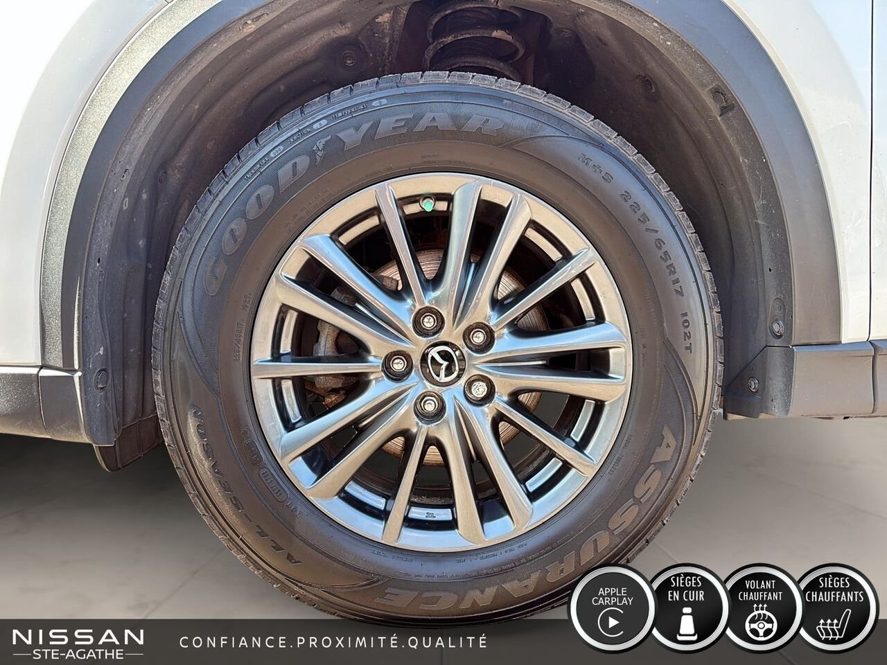 2020 Mazda CX-5 GS | AWD | SIMILICUIR | SIÈGES ET VOLANT CHAUFFANTS White Saint-Jérôme - photo #6