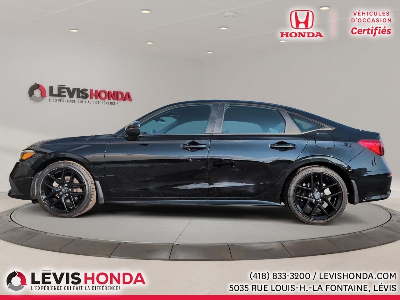 Honda Civic Sport-B Sport-B CVT 2023 Noir Lévis - photo #12