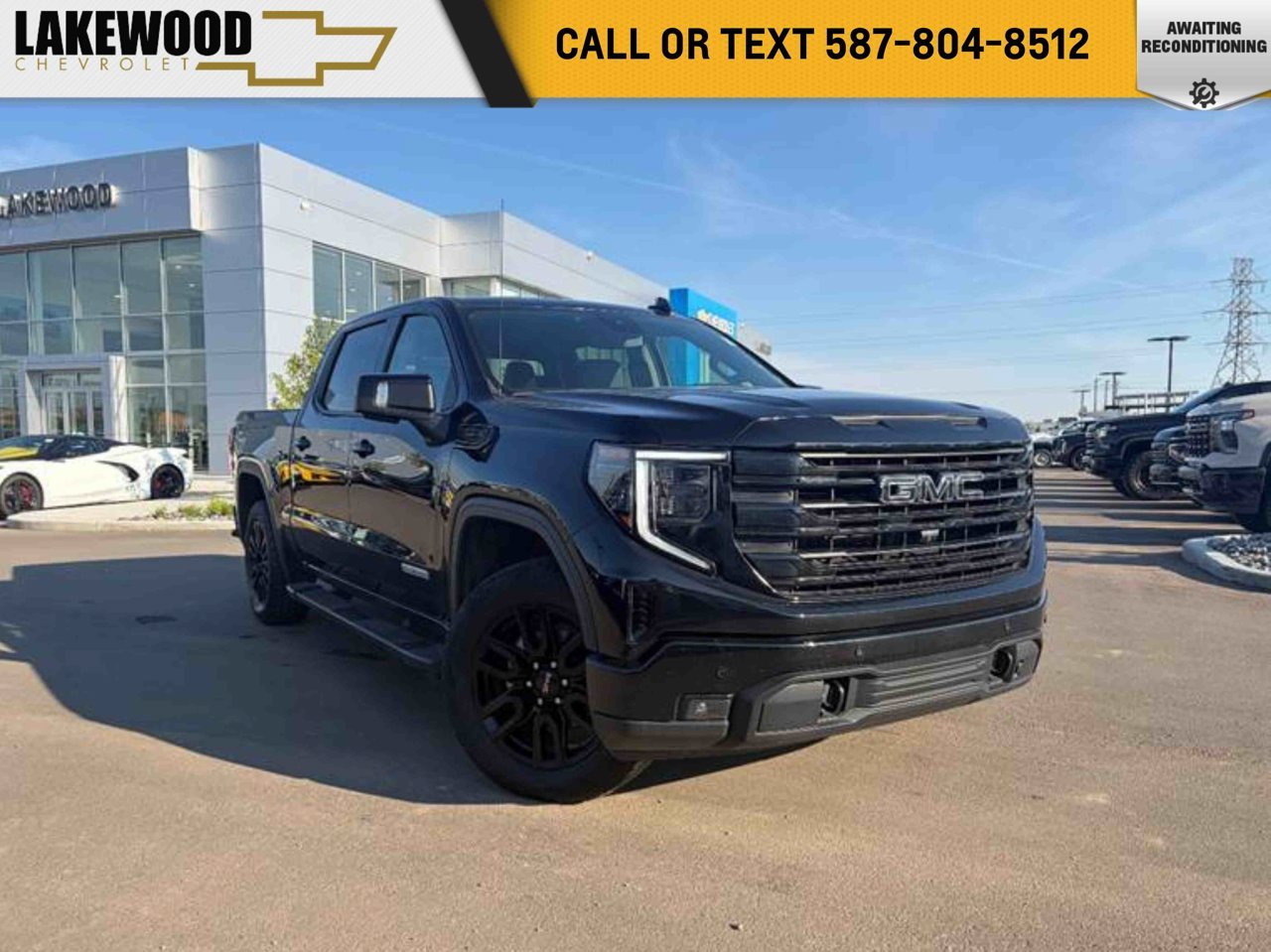 2024 GMC Sierra 1500 4WD Crew Cab 147 Elevation Black Sherwood Park - photo #0