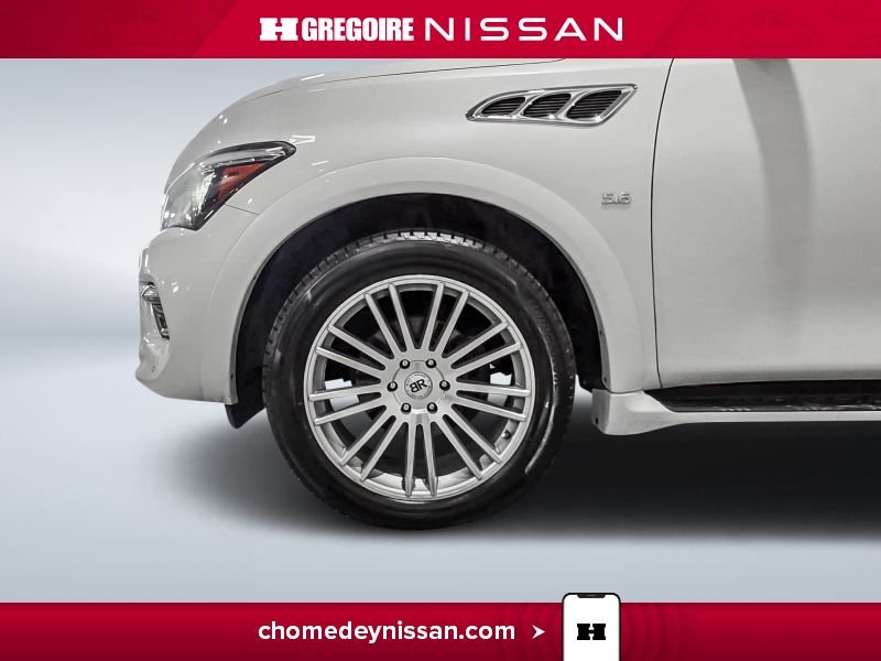 Infiniti QX80 CS6950 | Cuir * Toit * GPS * 7 Places 2017 Blanc Laval - photo #11