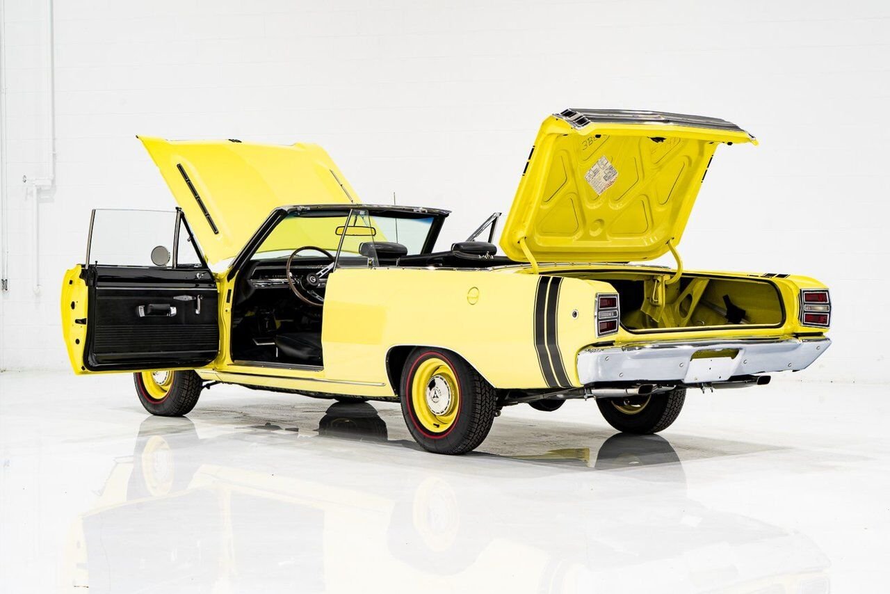1968 Dodge Dart *PRIX EN USD* GTS Conv Matching #s 340 cu in With Original Built Sheet Yellow Montreal - photo #92