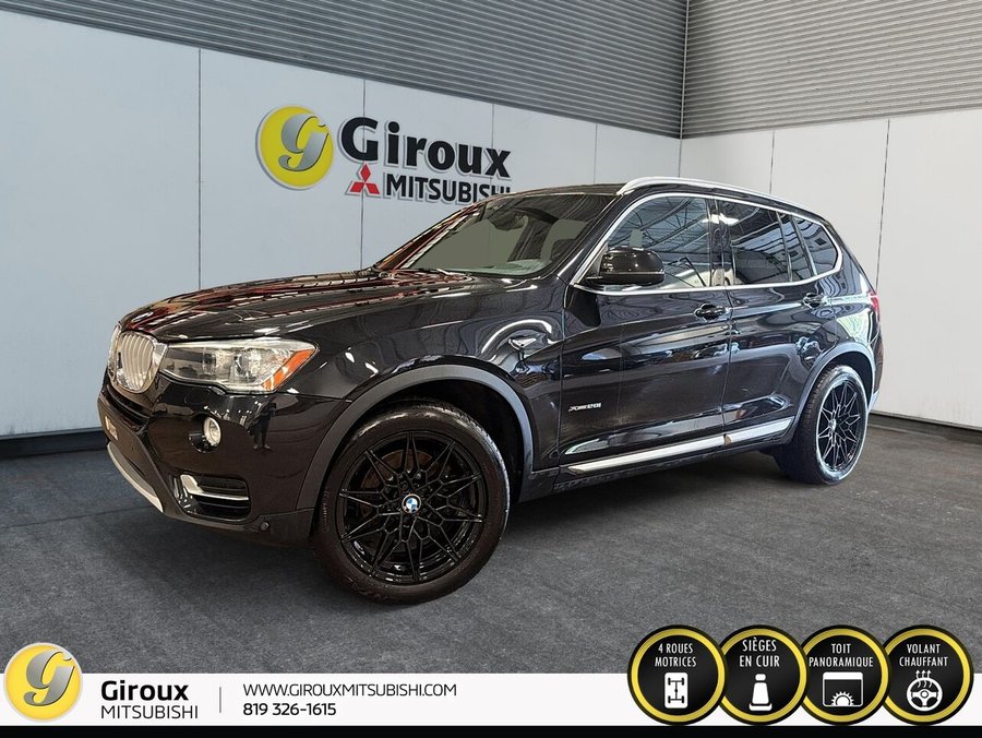 BMW X3 XDRIVE28I xDrive28i 4 portes TI 2017 Noir