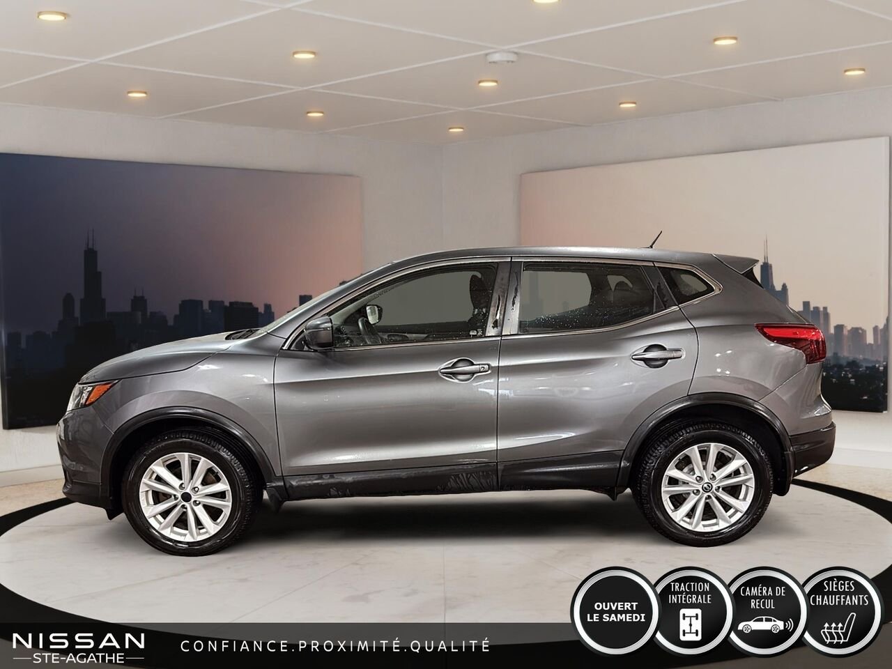 Nissan Qashqai S TI CVT 2019 Gris Saint-Jérôme - photo #5