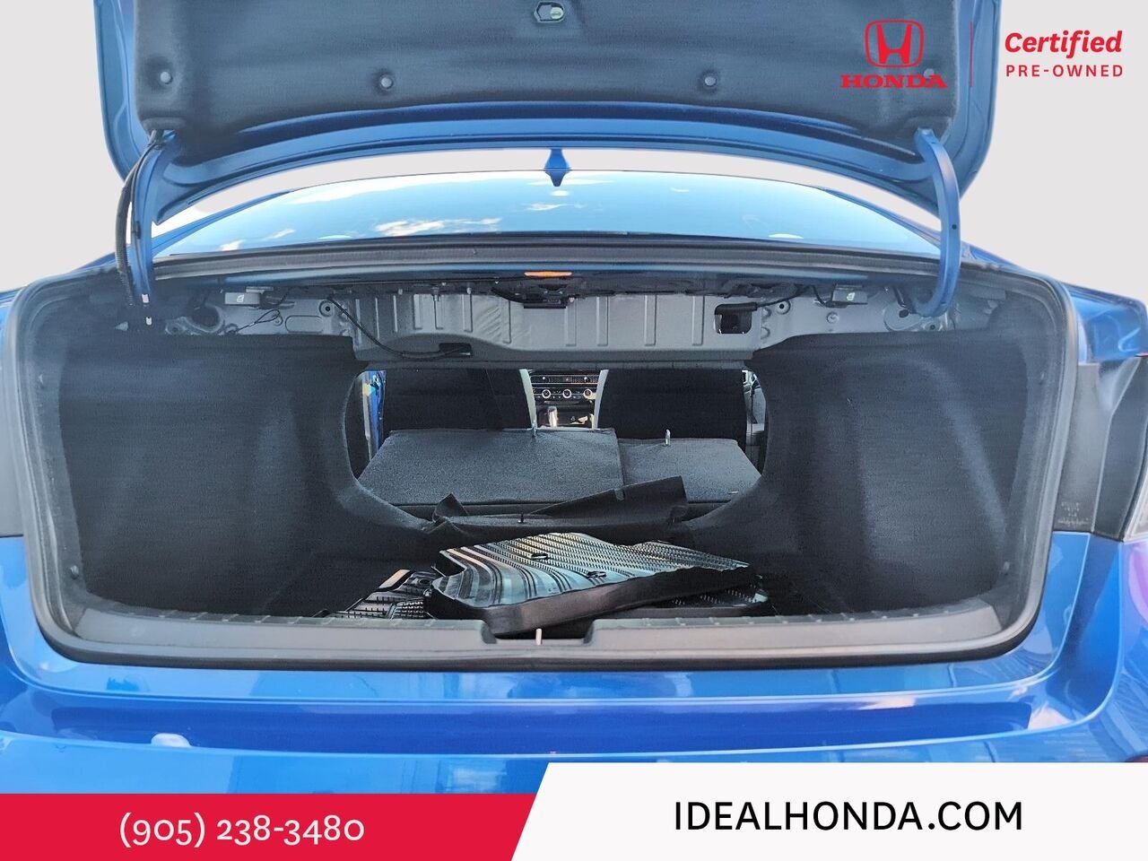 2024 Honda Civic Sedan SPORT CVT / CLEAN CARFAX Blue Mississauga - photo #22