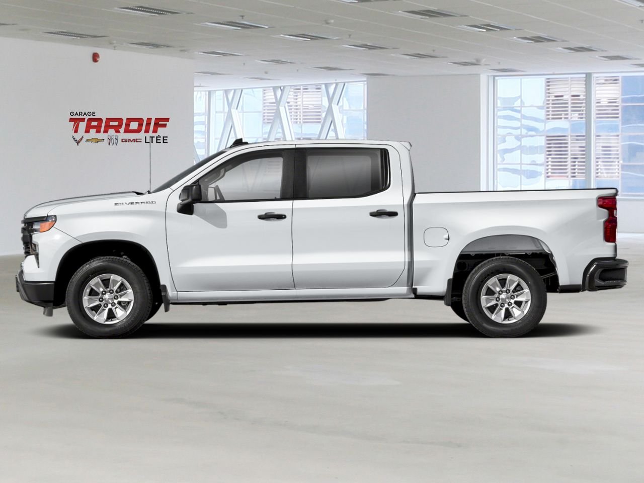 CHEVROLET Silverado 1500 WT cabine multiplace 4RM 157 po 2026 Blanc sommet Amos - photo #1