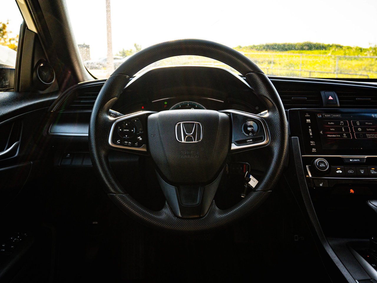 2018 Honda Civic Hatchback LX CVT White Sherwood Park - photo #26