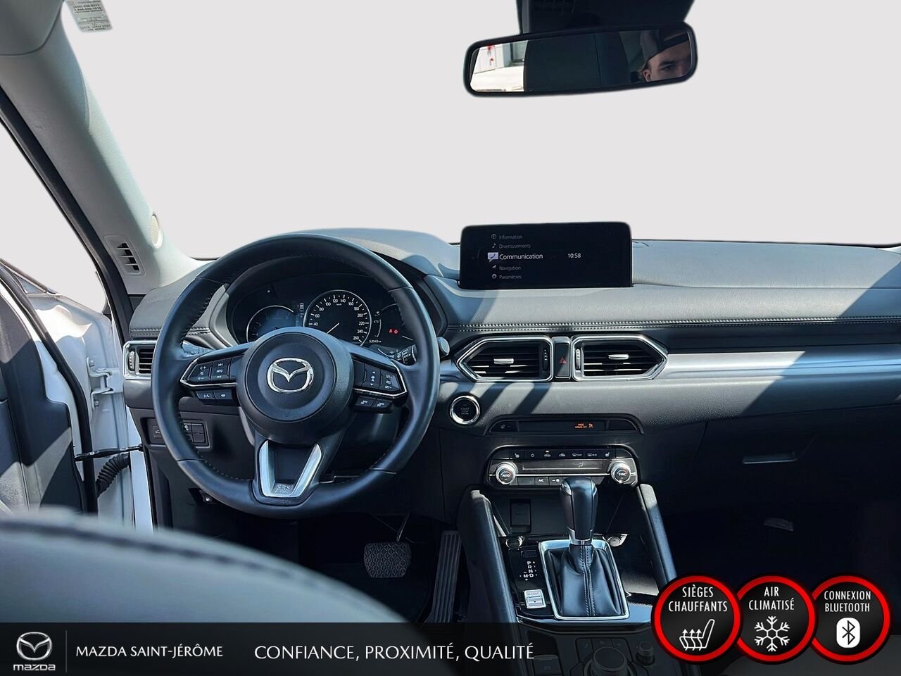 2023 Mazda CX-5 GS LUXURY | TOIT OUVRANT | AWD | CUIR | White Saint-Jérôme - photo #22