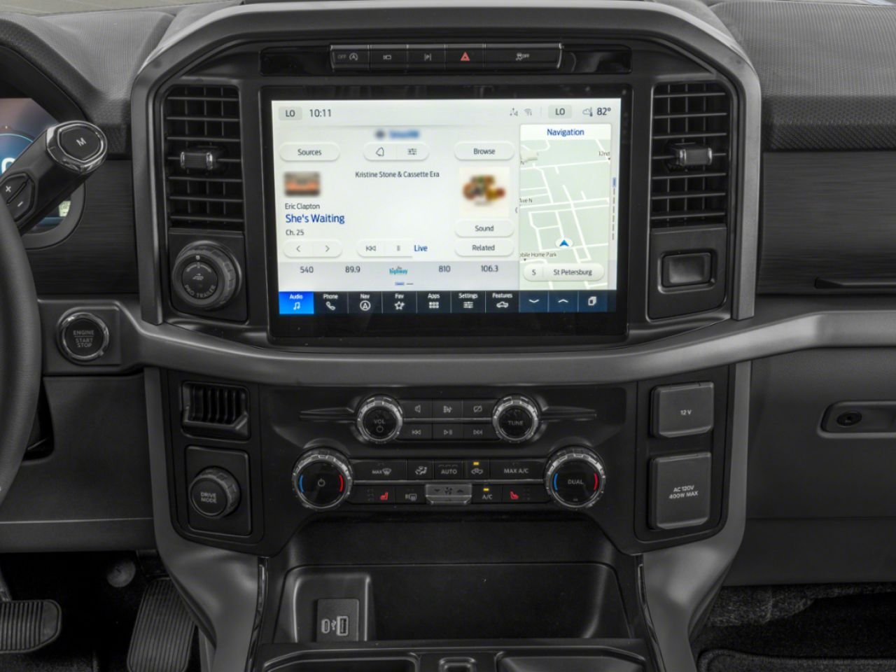 2025 Ford F-150 Agate Black Metallic La Sarre - photo #11