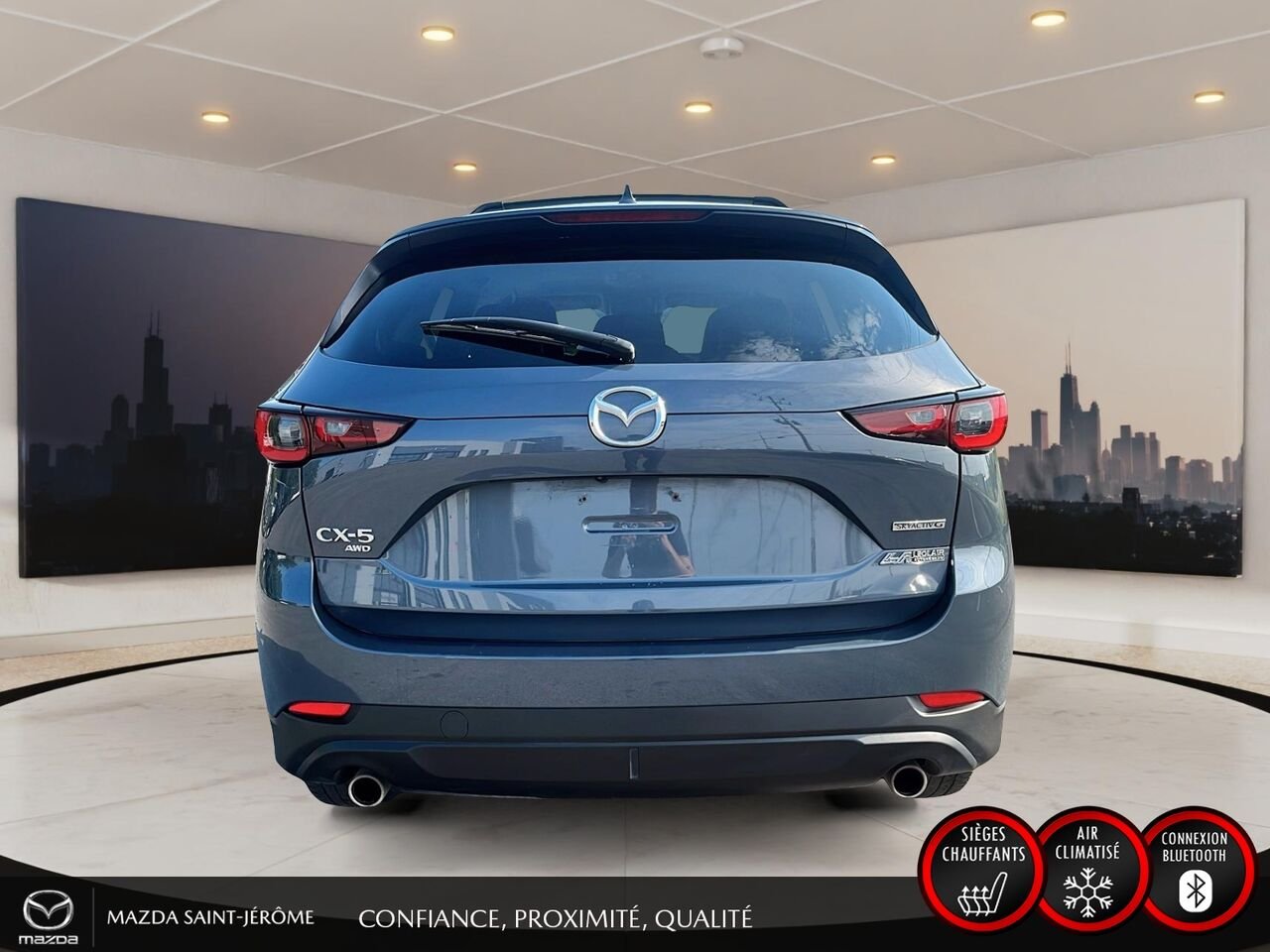 2022 Mazda CX-5 Édition Kuro | AWD | TOIT OUVRANT | CUIR | Grey Saint-Jérôme - photo #6