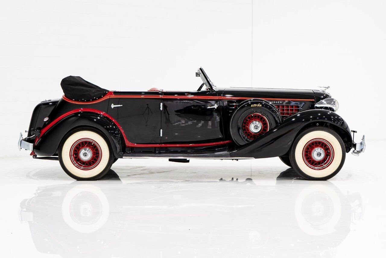 Auburn 851 Supercharge Phaeton **PRIX EN USD** 1935 Noir Montréal - photo #32