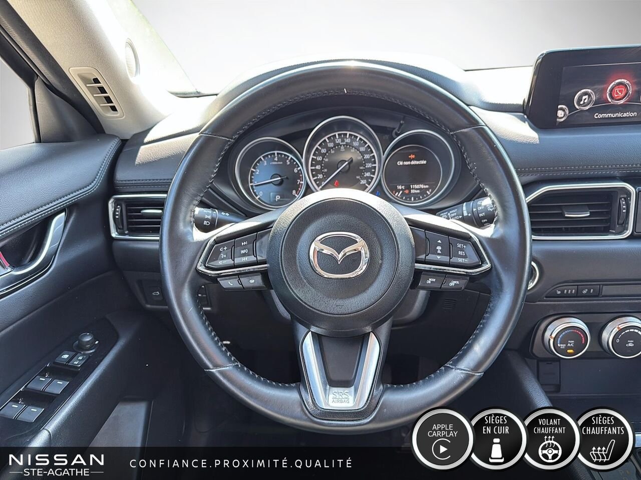 2020 Mazda CX-5 GS | AWD | SIMILICUIR | SIÈGES ET VOLANT CHAUFFANTS White Saint-Jérôme - photo #10