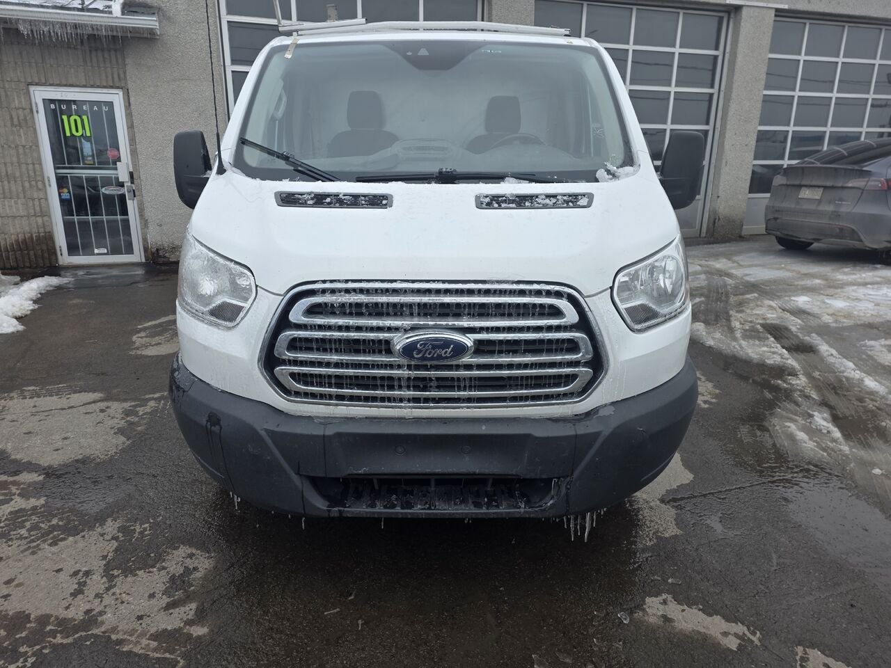 2016 Ford Transit fourgon utilitaire White  - photo #8