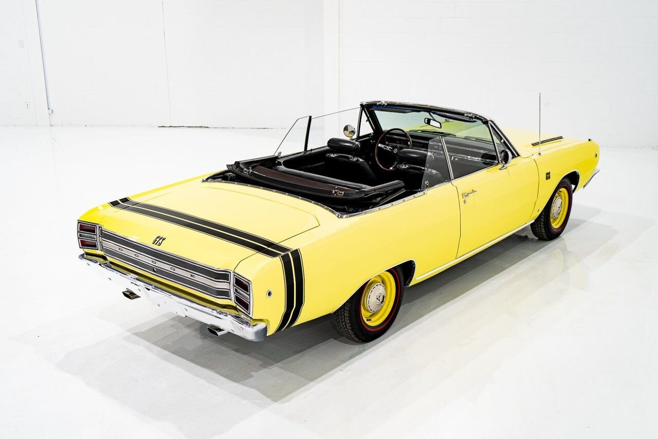 1968 Dodge Dart *PRIX EN USD* GTS Conv Matching #s 340 cu in With Original Built Sheet Yellow Montreal - photo #99
