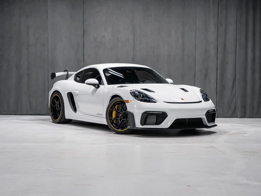 Porsche 718 Cayman GT4 RS 2025 Blanc