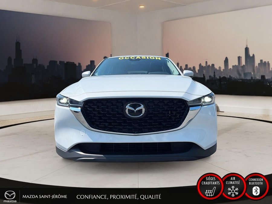 Mazda CX-5 GS LUXURY | TOIT OUVRANT | AWD | CUIR | 2023 Blanc