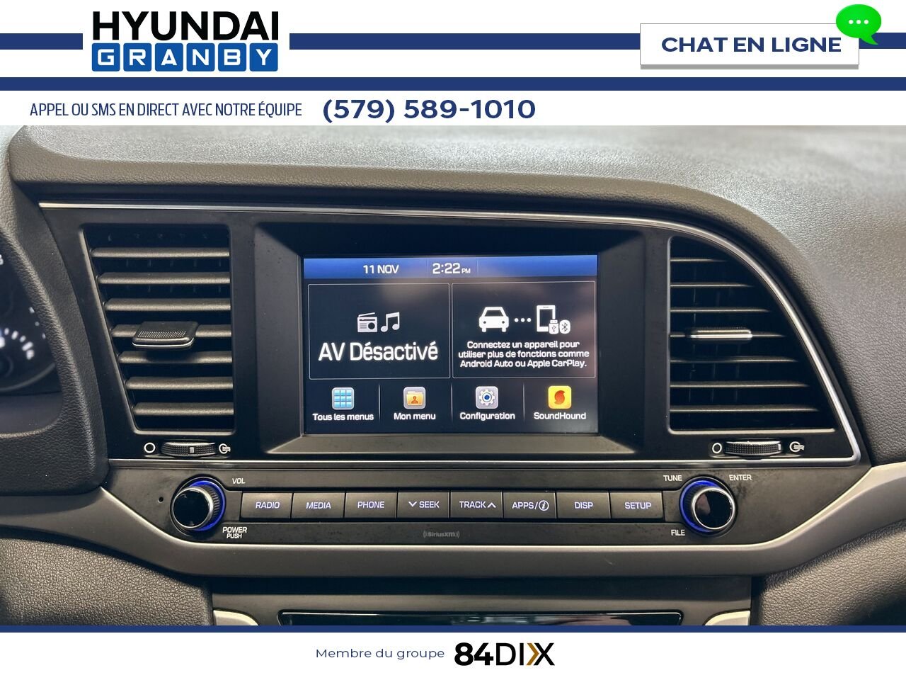Hyundai Elantra 2018 Bleu Granby - photo #14