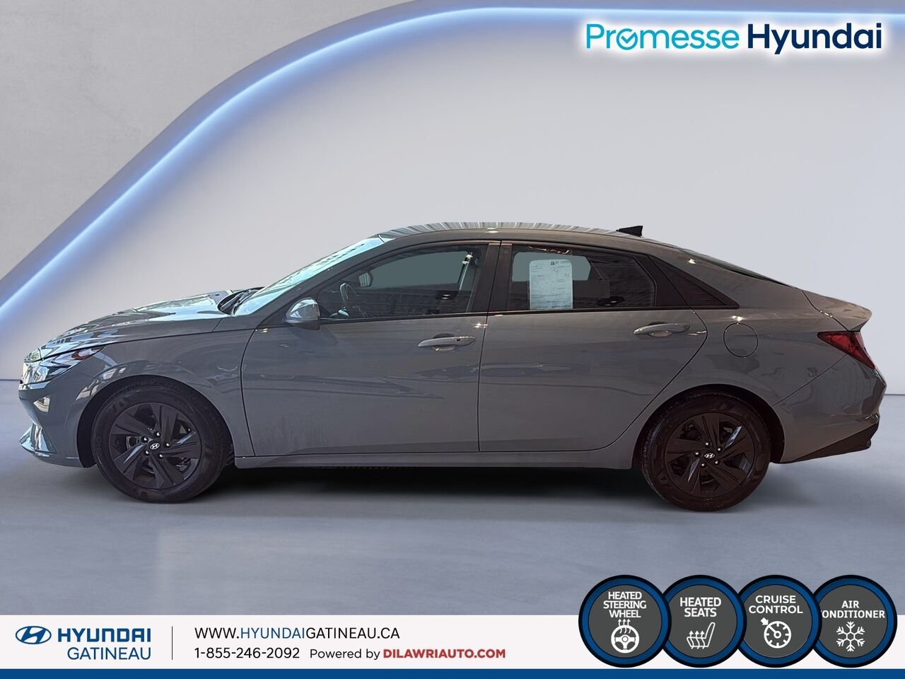 2021 Hyundai Elantra Preferred IVT*** sieges chauffants, volant chauffants , certifier*** Grey Ottawa & Gatineau - photo #4