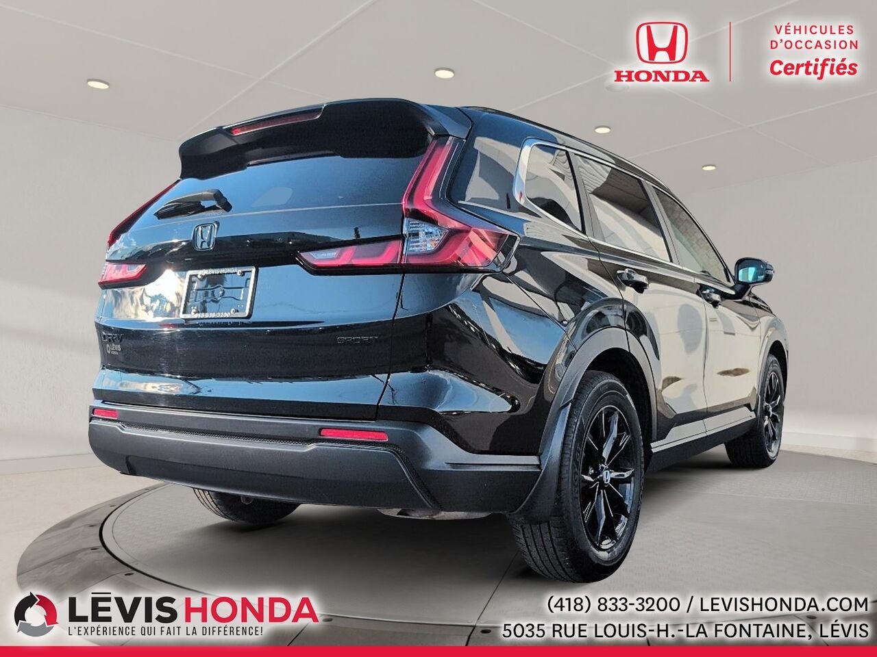 Honda CR-V Sport AWD Sport Traction Intégrale 2024 Noir Lévis - photo #9