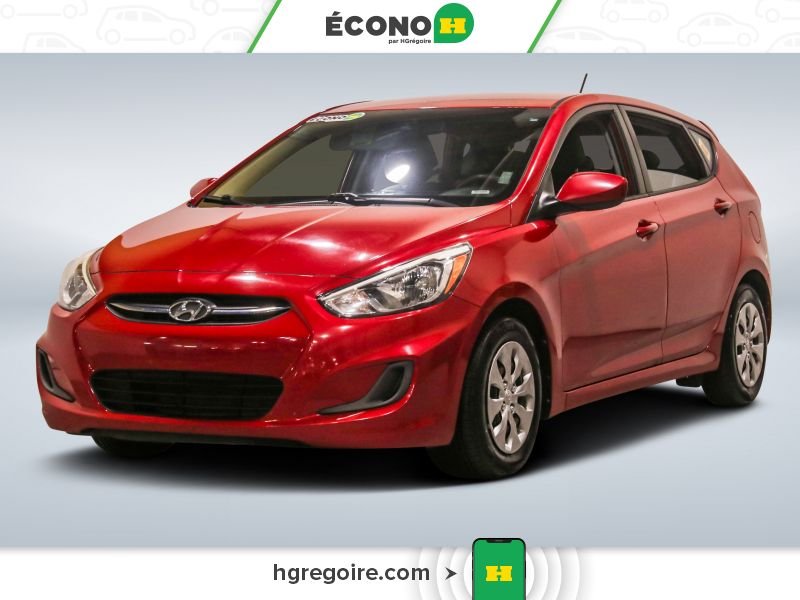 2016 Hyundai Accent Red Blainville - photo #2