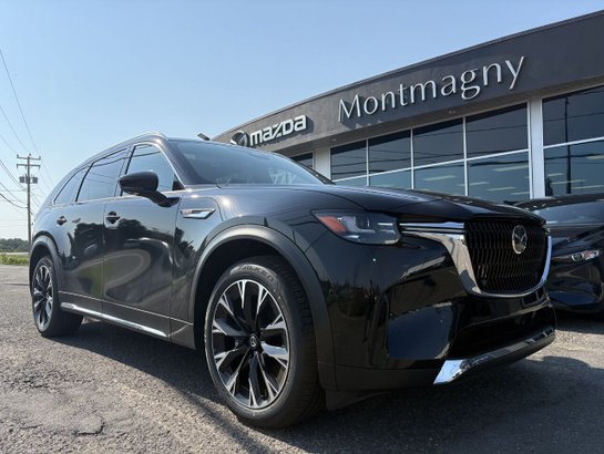 MAZDA CX-90 hybride rechargeable GT TI 2026 Noir de jais mica