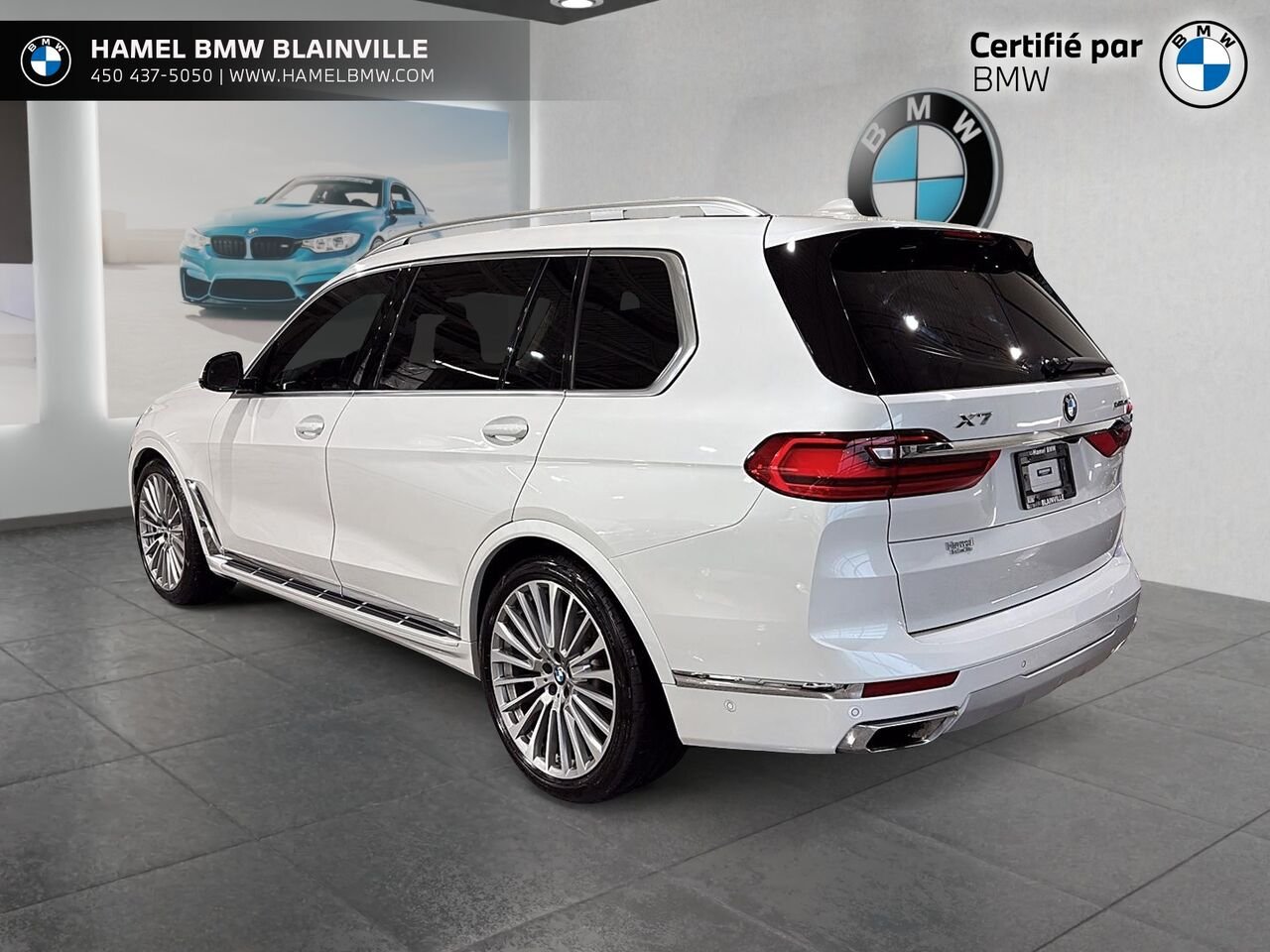 2022 BMW X7 xDrive40i véhicule d'activités sportives White Blainville - photo #3