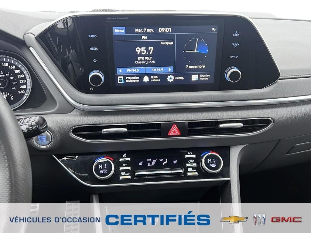 2021 Hyundai Sonata VIN 5NPEJ4J20MH089314 Black Baie-Comeau - photo #12