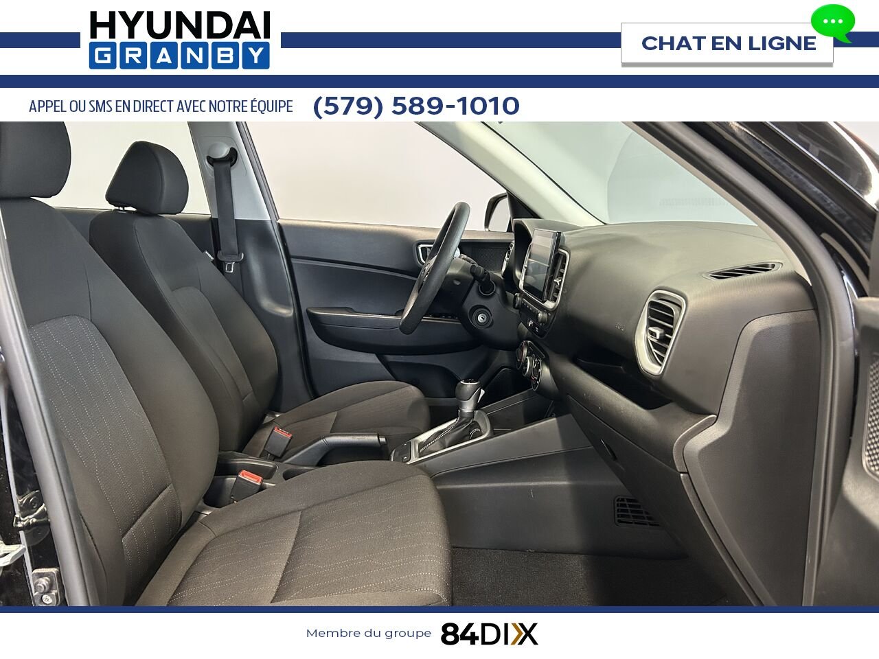 2024 Hyundai Venue Black Granby - photo #21